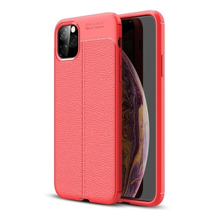 Gigapack iPhone 11 Pro Max Gigapack szilikon telefonvédő ütésállóság, varrás minta, PIROS
