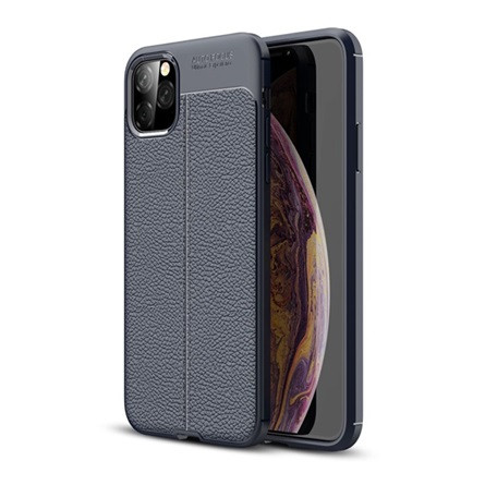 Gigapack iPhone 11 Pro Max Gigapack szilikon telefonvédő ütésállóság, varrás minta, SÖTÉTKÉK