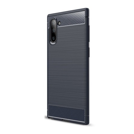Gigapack Samsung Note 10 Gigapack szilikon telefonvédő ütésállóság, karbon minta, SÖTÉTKÉK