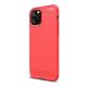 Gigapack iPhone 11 Pro Gigapack szilikon telefonvédő ütésállóság, karbon minta, PIROS