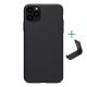 Nillkin iPhone 11 Pro NILLKIN SUPER FROSTED műanyag telefonvédő gumírozott, érdes felület + asztali tartó, FEKETE