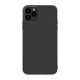 Nillkin iPhone 11 Pro Max NILLKIN SYNTHETIC FIBER műanyag telefonvédő környezetbarát, karbon minta, FEKETE