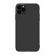 Nillkin iPhone 11 Pro NILLKIN SYNTHETIC FIBER műanyag telefonvédő környezetbarát, karbon minta, FEKETE