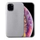 Gigapack iPhone 11 Pro Gigapack Szilikon telefonvédő karbon minta EZÜST