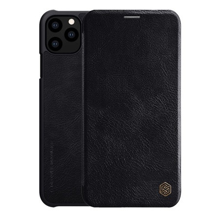 Nillkin iPhone 11 Pro NILLKIN QIN tok álló, bőr hatású FLIP, kártyazseb, FEKETE