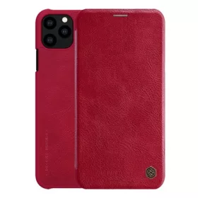   Nillkin iPhone 11 Pro NILLKIN QIN tok álló, bőr hatású FLIP, kártyazseb, PIROS