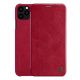 Nillkin iPhone 11 Pro Max NILLKIN QIN tok álló, bőr hatású FLIP, kártyazseb, PIROS