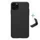 Nillkin iPhone 11 Pro Max NILLKIN SUPER FROSTED műanyag telefonvédő gumírozott, érdes felület + asztali tartó, FEKETE