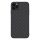 Nillkin iPhone 11 Pro Max NILLKIN SYNTHETIC FIBER PLAID műanyag telefonvédő gumírozott, csíkos, FEKETE