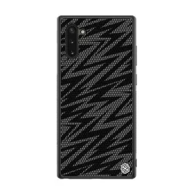   Nillkin Samsung Note 10 NILLKIN TWINKLE szilikon telefonvédő ütésállóság, csillogó, FEKETE