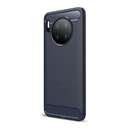 Gigapack Huawei Mate 30 Gigapack szilikon telefonvédő ütésállóság, karbon minta, SÖTÉTKÉK