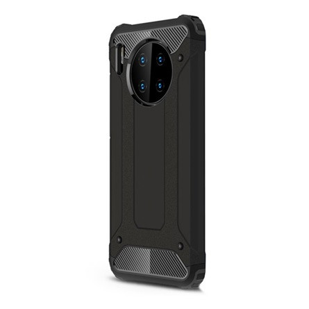 Gigapack Huawei Mate 30 Gigapack Defender szilikon telefonvédő ütésállóság, fémhatás, FEKETE