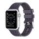 Gigapack Apple Watch Series 10 42mm Gigapack Pótszíj egyedi méret, csíkos, SZÜRKE