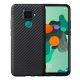 Gigapack Huawei Mate 30 Lite Gigapack Szilikon telefonvédő karbon minta FEKETE