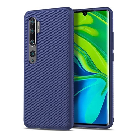 Gigapack Xiaomi Mi Note 10 Gigapack szilikon telefonvédő ütésállóság, csíkos, SÖTÉTKÉK