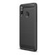 Gigapack Samsung A20s Gigapack szilikon telefonvédő ütésállóság, karbon minta, FEKETE