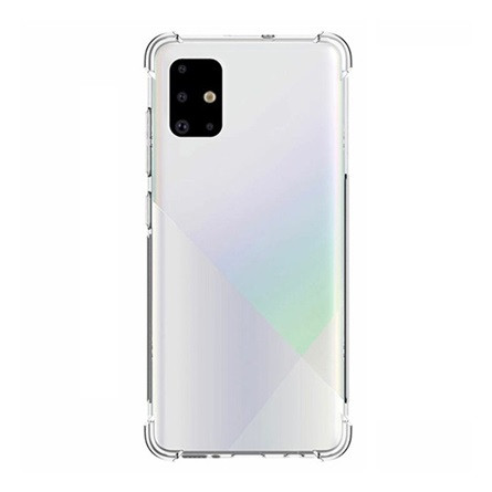 Gigapack Samsung A71 Gigapack szilikon telefonvédő ütésállóság, légpárnás sarok, ÁTLÁTSZÓ