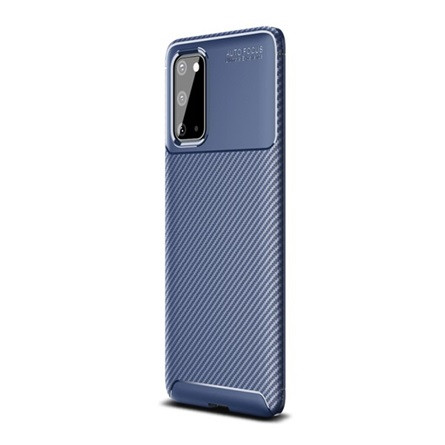Gigapack Samsung S20 5G Gigapack Szilikon telefonvédő ütésállóság, karbon minta, SÖTÉTKÉK
