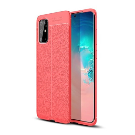 Gigapack Samsung S20 Plus 5G Gigapack Szilikon telefonvédő ütésállóság, varrás minta, PIROS