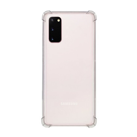 Gigapack Samsung S20 5G Gigapack Szilikon telefonvédő ütésállóság, légpárnás sarok, ÁTLÁTSZÓ