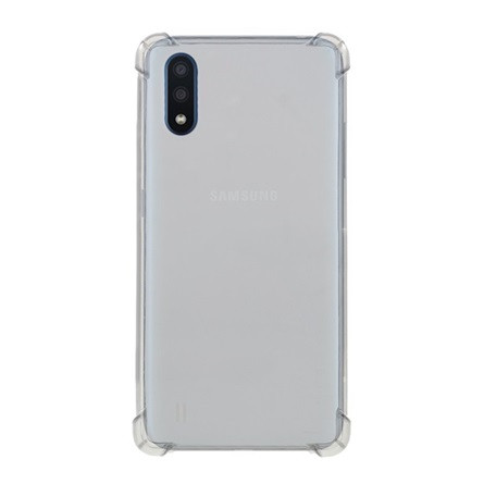 Gigapack Samsung A01 Gigapack szilikon telefonvédő ütésállóság, légpárnás sarok, ÁTLÁTSZÓ