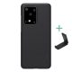 Nillkin Samsung S20 Ultra 5G NILLKIN SUPER FROSTED műanyag telefonvédő gumírozott, érdes felület + asztali tartó, FEKETE