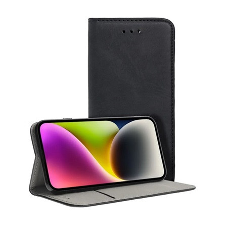 Gigapack Xiaomi Mi Note 10 Pro Gigapack tok álló, bőr hatású FLIP, asztali tartó, FEKETE