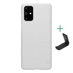   Nillkin Samsung S20 5G NILLKIN SUPER FROSTED műanyag telefonvédő gumírozott, érdes felület + asztali tartó, FEHÉR