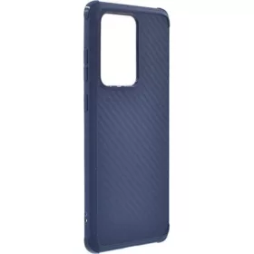   Roar Samsung S20 Ultra 5G ROAR CARBON ARMOR szilikon telefonvédő ütésállóság, karbon minta, SÖTÉTKÉK