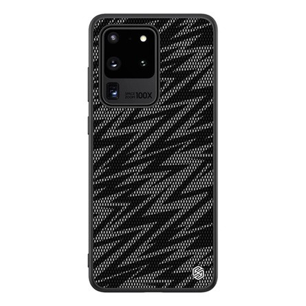 Nillkin Samsung S20 Ultra 5G NILLKIN TWINKLE szilikon telefonvédő ütésállóság, csillogó, FEKETE