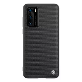   Nillkin Huawei P40 NILLKIN TEXTURED szilikon telefonvédő érdes felület, 3D, FEKETE