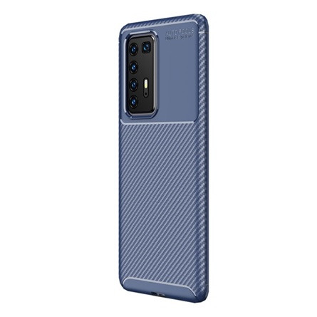 Gigapack Huawei P40 Pro 5G Gigapack szilikon telefonvédő ütésállóság, karbon minta, SÖTÉTKÉK