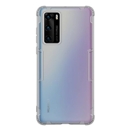 Nillkin Huawei P40 NILLKIN NATURE szilikon telefonvédő ütésállóság, ultravékony, SZÜRKE