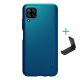 Nillkin Huawei P40 Lite 4G NILLKIN SUPER FROSTED műanyag telefonvédő gumírozott, érdes felület + asztali tartó, SÖTÉTKÉK