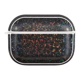 NILLKIN bőr hatású tok csillogó FEKETE Apple AirPods Pro