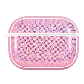   NILLKIN bőr hatású tok csillogó RÓZSASZÍN Apple AirPods Pro