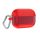 Gigapack Szilikon tok ütésállóság + karabíner PIROS Apple AirPods Pro