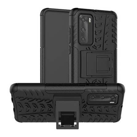 Gigapack Huawei P40 Gigapack Defender szilikon telefonvédő ütésállóság, autógumi, FEKETE