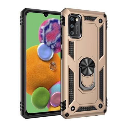 Gigapack Samsung A41 Gigapack Defender szilikon telefonvédő ütésállóság, mágneses, ARANY