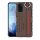 Gigapack Samsung S20 5G Gigapack Szilikon telefonvédő ütésállóság, textil hátlap + kézpánt, SÖTÉTBARNA