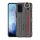 Gigapack Samsung S20 5G Gigapack Szilikon telefonvédő ütésállóság, textil hátlap + kézpánt, SZÜRKE
