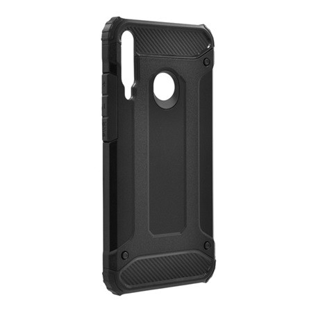 Gigapack Huawei P40 Lite E Gigapack Defender szilikon telefonvédő ütésállóság, fémhatás, FEKETE