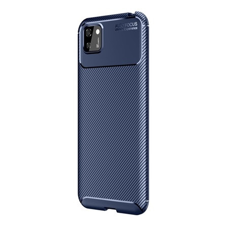 Gigapack Honor 9S Gigapack szilikon telefonvédő ütésállóság, karbon minta, SÖTÉTKÉK