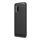 Gigapack Xiaomi Mi 10 Lite 5G Gigapack szilikon telefonvédő ütésállóság, karbon minta, FEKETE