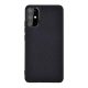 Gigapack Samsung S20 5G Gigapack Szilikon telefonvédő ütésállóság, textil hátlap, FEKETE
