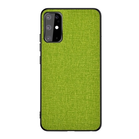 Gigapack Samsung S20 5G Gigapack Szilikon telefonvédő ütésállóság, textil hátlap, VILÁGOSZÖLD
