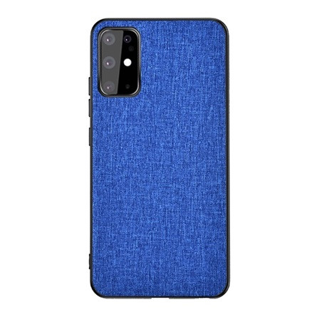 Gigapack Samsung S20 5G Gigapack Szilikon telefonvédő ütésállóság, textil hátlap, SÖTÉTKÉK
