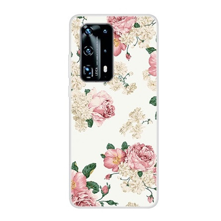 Gigapack Huawei P40 Gigapack Szilikon telefonvédő bazsarózsa FEHÉR