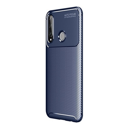 Gigapack Huawei Y6p Gigapack szilikon telefonvédő ütésállóság, karbon minta, SÖTÉTKÉK