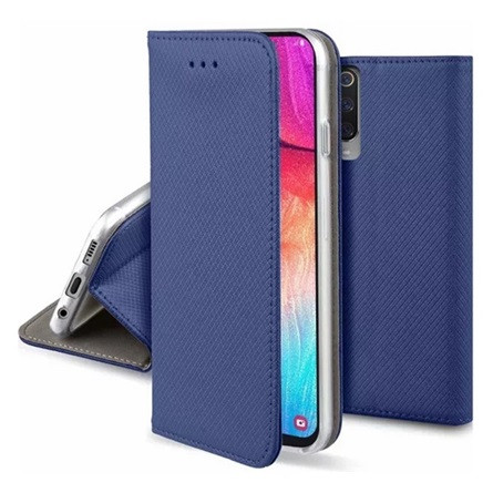 Gigapack Xiaomi Mi Note 10 Lite Gigapack tok álló, bőr hatású FLIP, rombusz, SÖTÉTKÉK